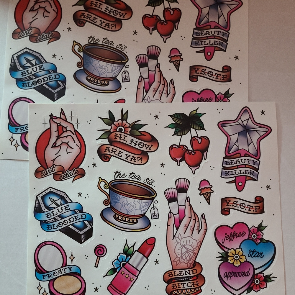 Jeffree star stickers